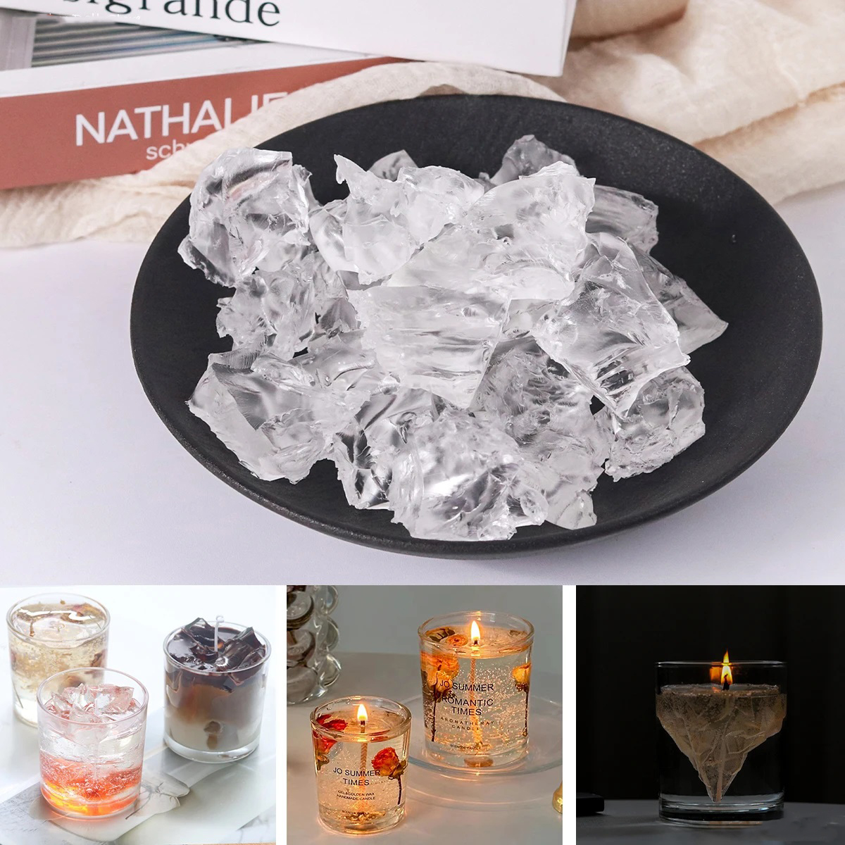 100G 7Colors Jelly Wax DIY Han - огляд і ціна Candle Making Fragrances