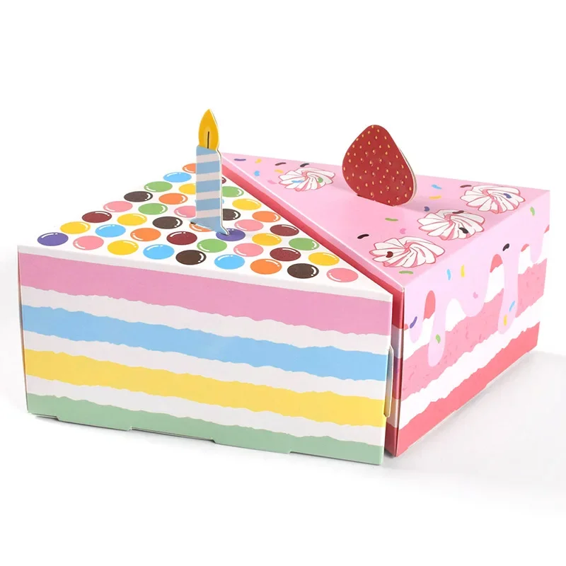 8Pcs Creative Candle Dot Cake  - огляд і ціна Kraft Box Candle