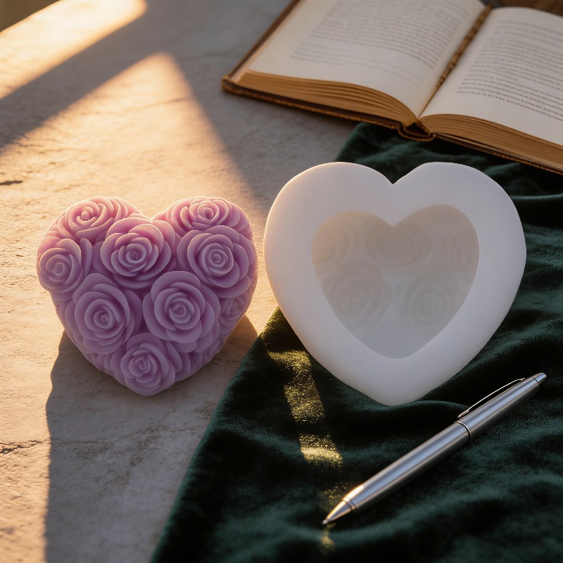 DIY Love Rose Flowers Valentin - огляд і ціна Candle Making At Home