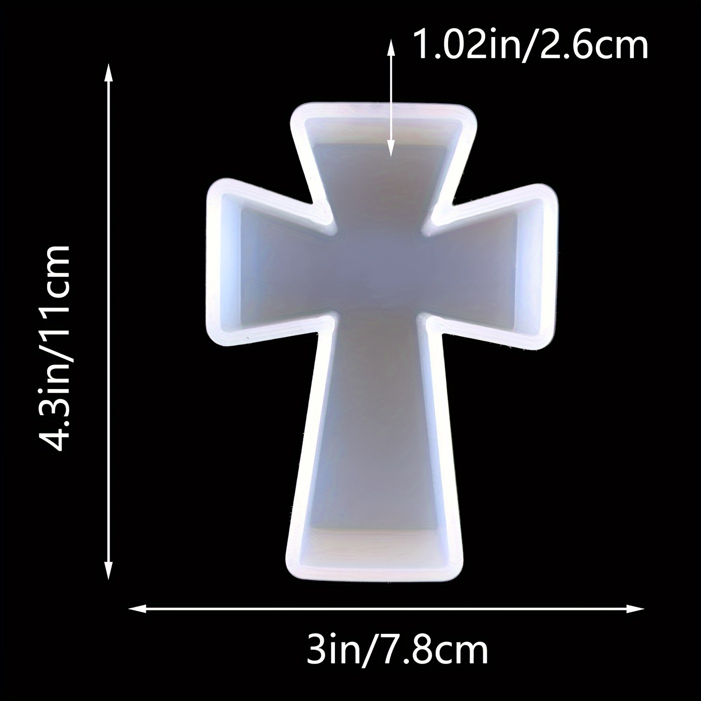 Silicone Mold Blessing Cross D - огляд і ціна Candle Making At Home