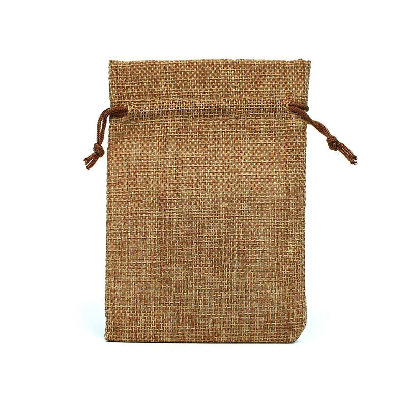 50Pcs/Lot 8×10cm jute bags jut - огляд і ціна Jute Bag Packaging