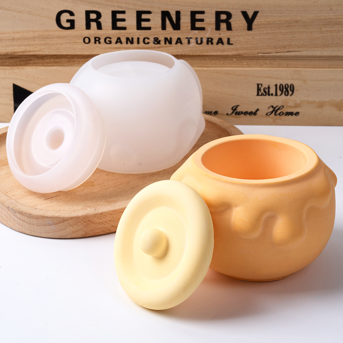3D Honey Candle Jar Silicone M - огляд і ціна Kraft Box Candle