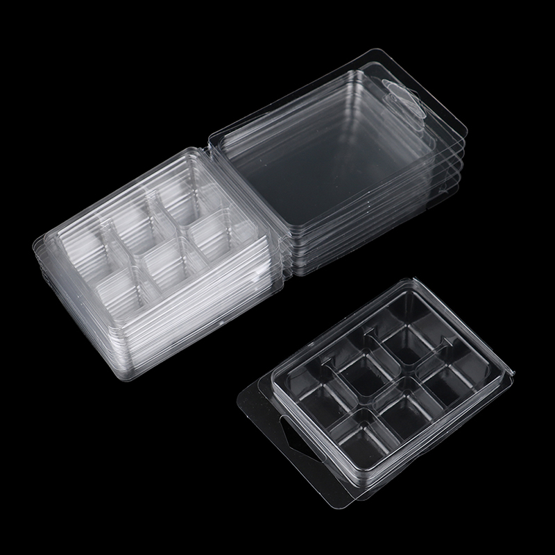 10Packs Wax Melt Molds Clear W - огляд і ціна Kraft Box Candle