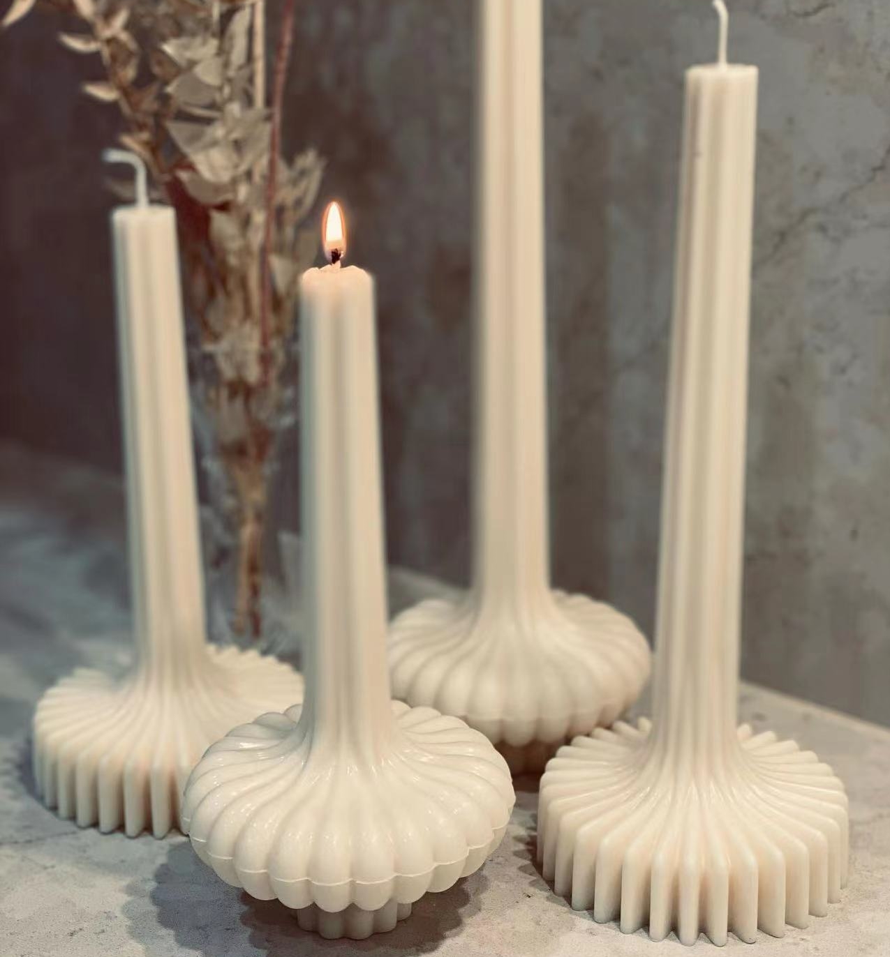 DIY Aesthetic Ribbed Pillar Ca - огляд і ціна Candle Making Soy Wax