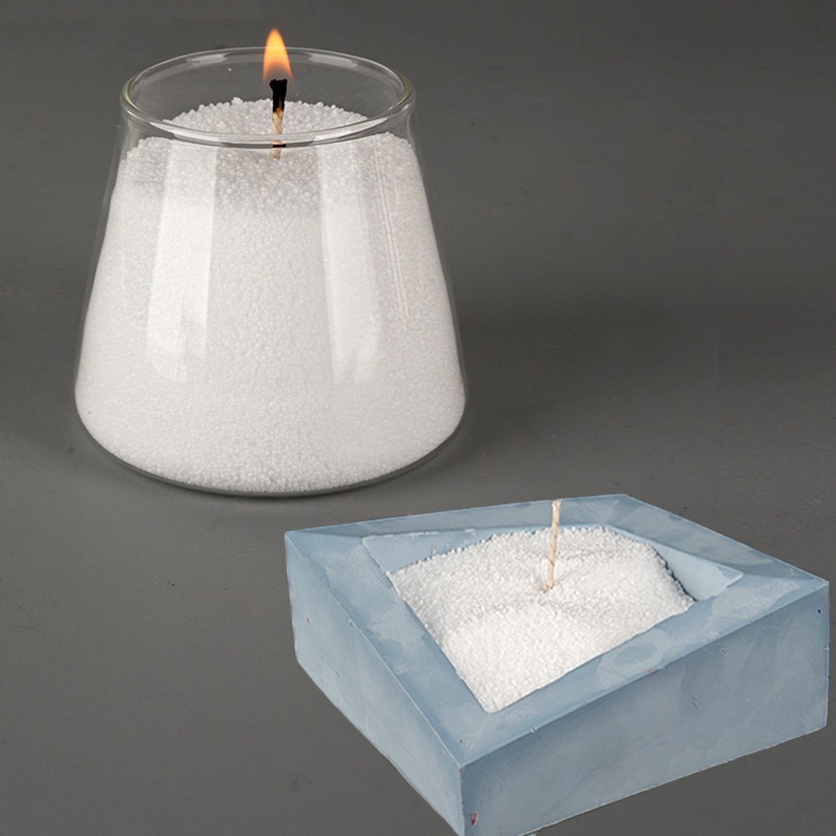 500g/1000g White Sand Wax Ice  - огляд і ціна Candle Making Tips