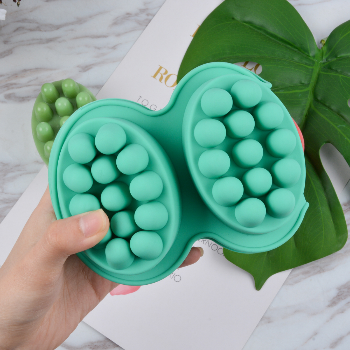 4 Hole Oval Massage Soap Silic - огляд і ціна Candle Making Kit Wholesale