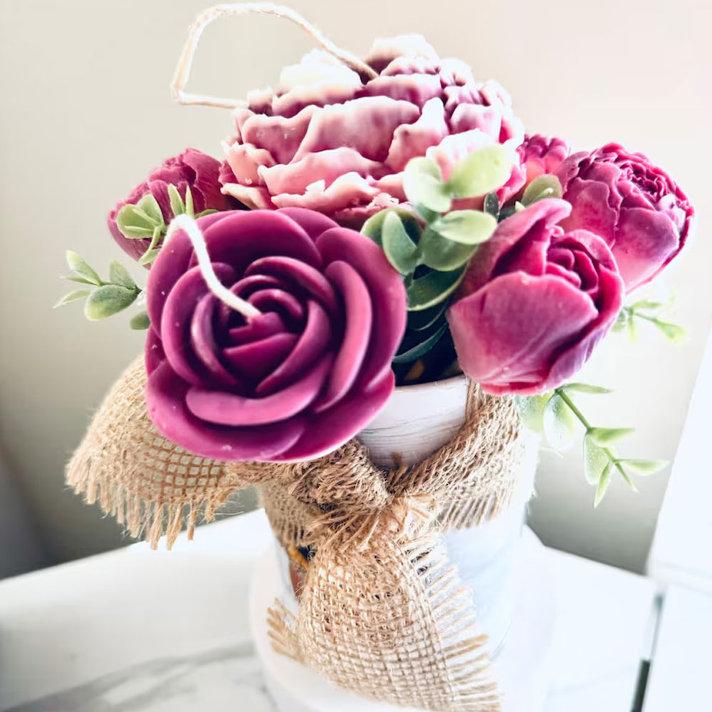 Rose Tulip Silicone Candle Mol - огляд і ціна Candle Making Austin