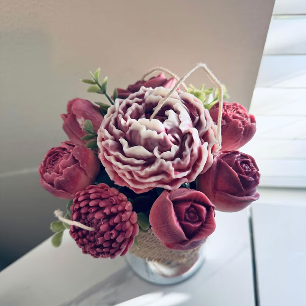 Rose Tulip Silicone Candle Mol - огляд і ціна Candle Making Austin