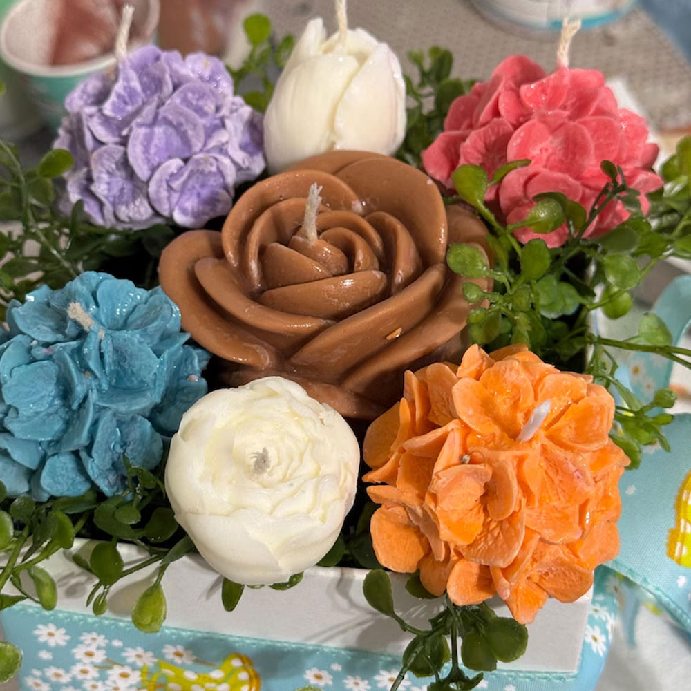 Rose Tulip Silicone Candle Mol - огляд і ціна Candle Making Austin