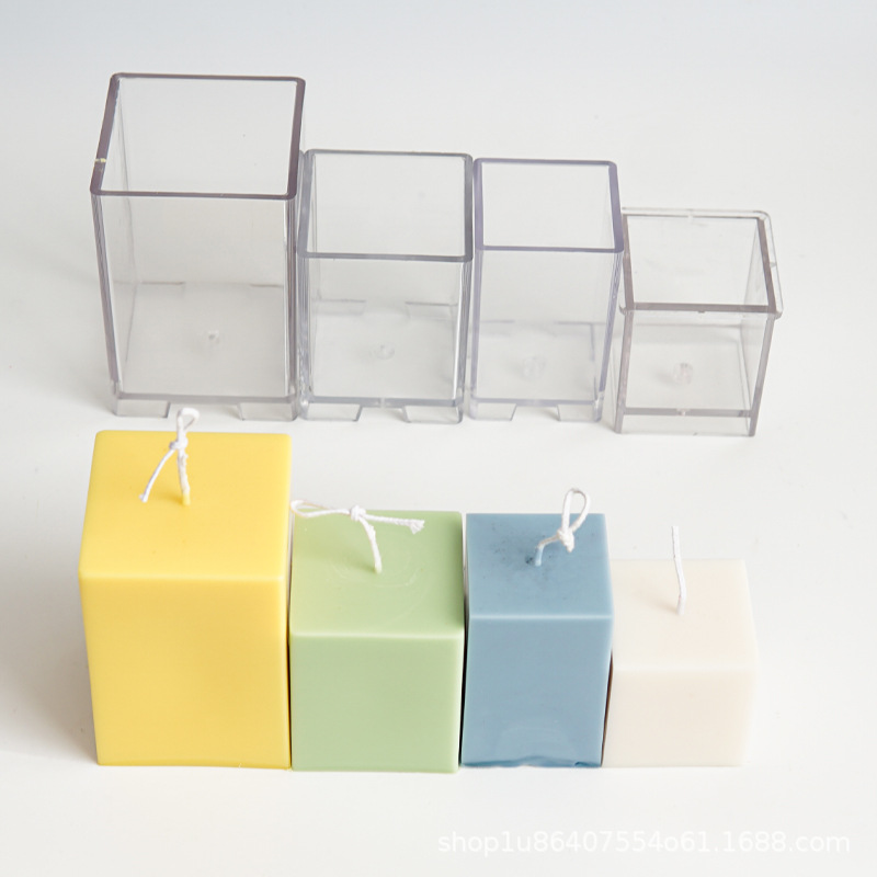 3D Square Rectangle Column Can - огляд і ціна Candle Making At Home