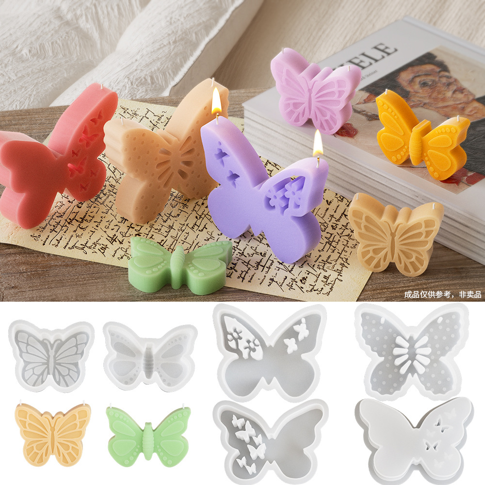 1PC DIY Butterfly Aroma Candle - огляд і ціна Candle Making Soy Wax