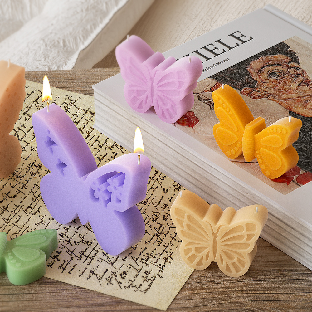 1PC DIY Butterfly Aroma Candle - огляд і ціна Candle Making Soy Wax