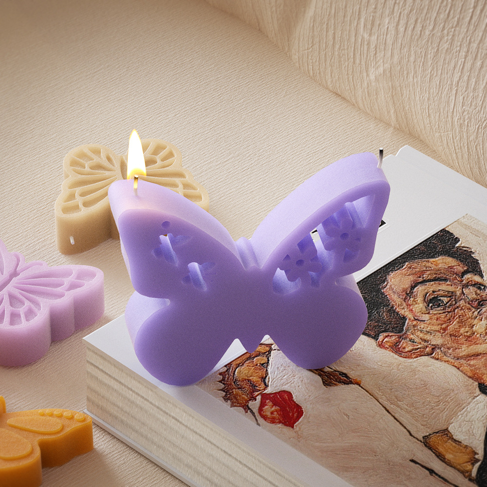 1PC DIY Butterfly Aroma Candle - огляд і ціна Candle Making Soy Wax