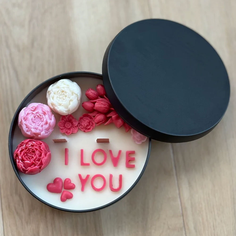 2pcs Austin Heart Silicone Can - огляд і ціна Candle Making Austin