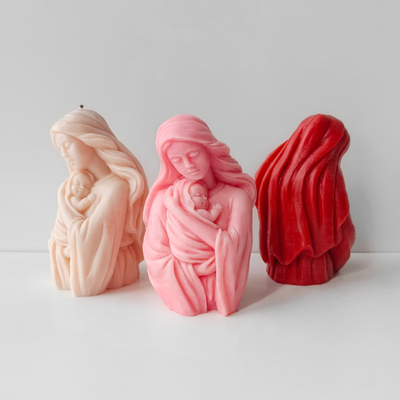 Madonna Hold Baby Silicone Can - огляд і ціна Candle Making At Home