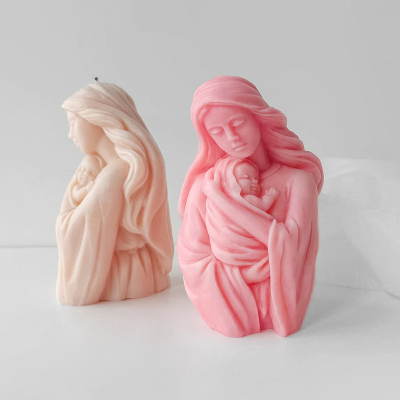 Madonna Hold Baby Silicone Can - огляд і ціна Candle Making At Home