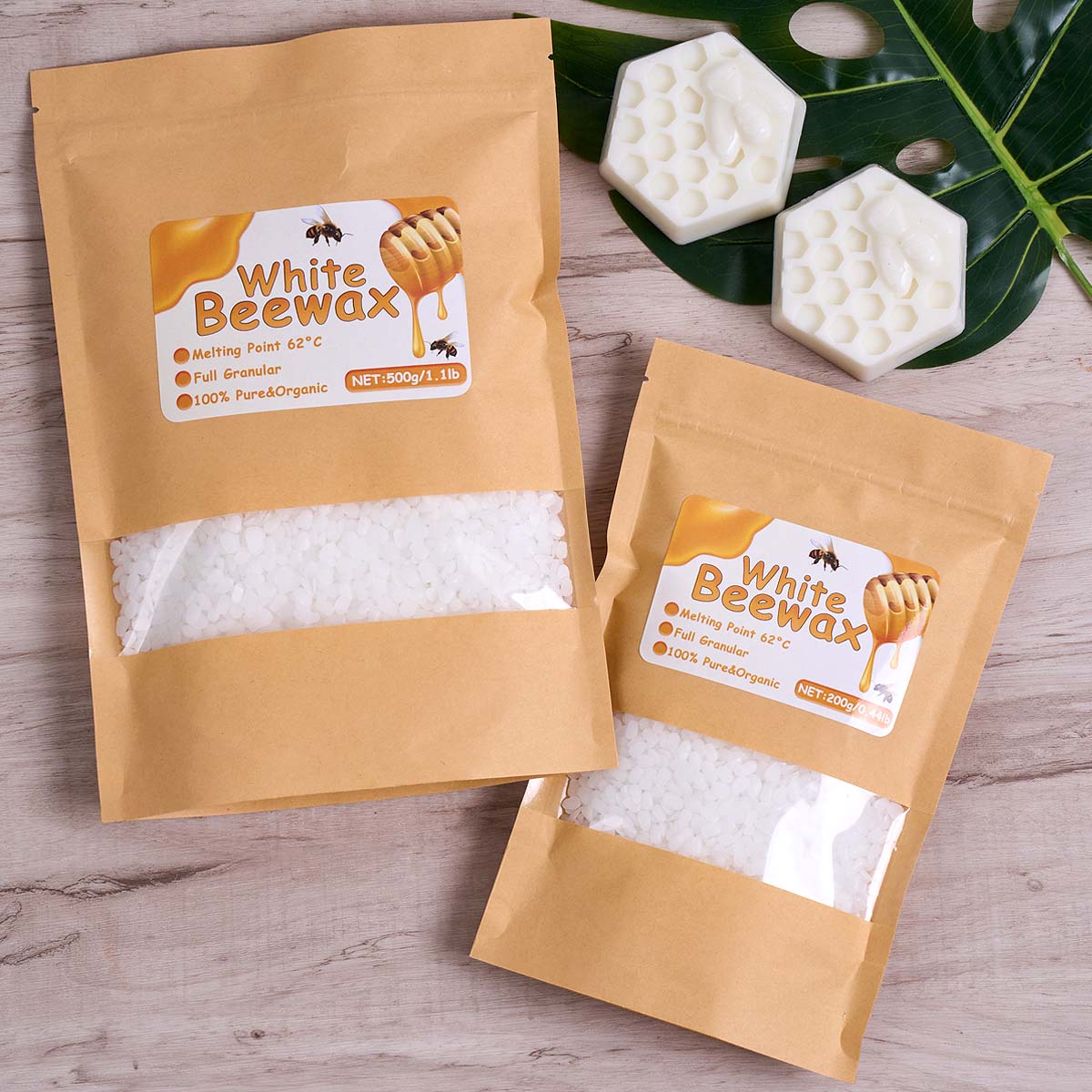 1000g White Beeswax DIY Candle - огляд і ціна Candle Making With Beeswax