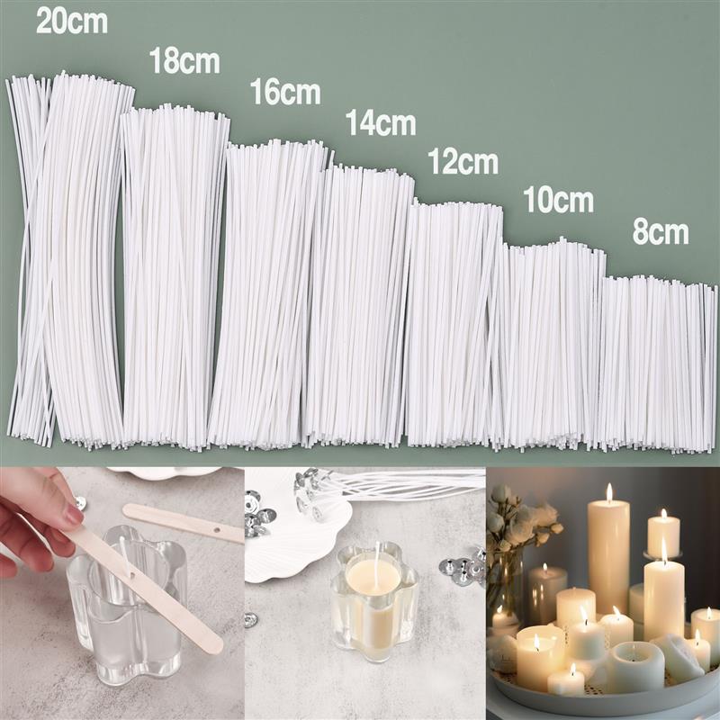 50/100Pcs Waxed Cotton Candle  - огляд і ціна Candle Making Kit Wholesale