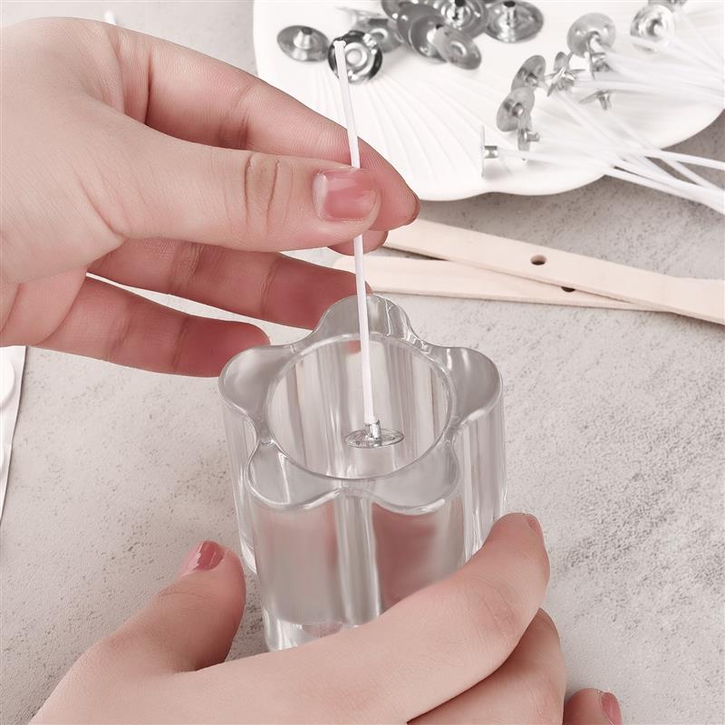 50/100Pcs Waxed Cotton Candle  - огляд і ціна Candle Making Kit Wholesale