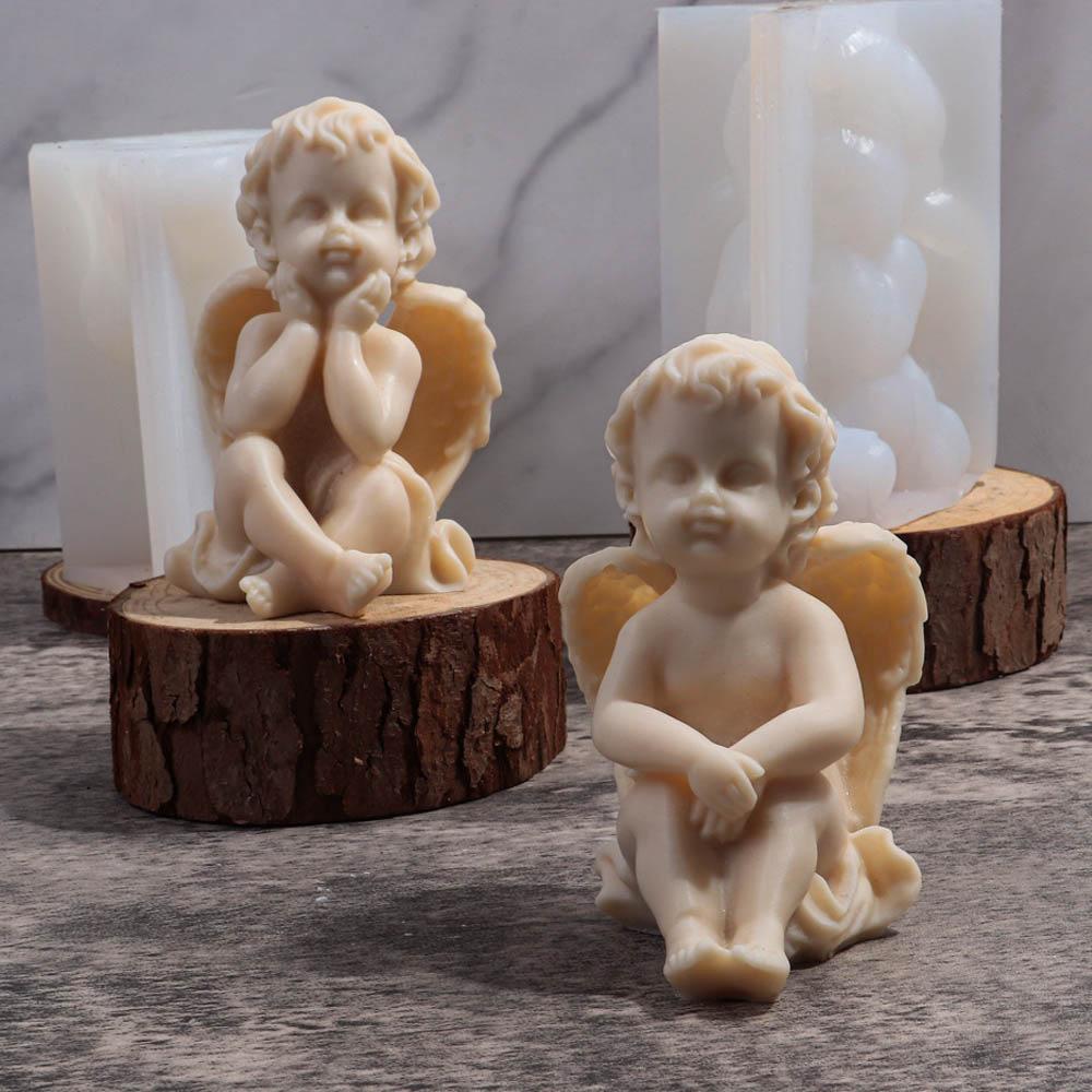 3D Angel Children Silicone Mol - огляд і ціна Candle Making Fragrances