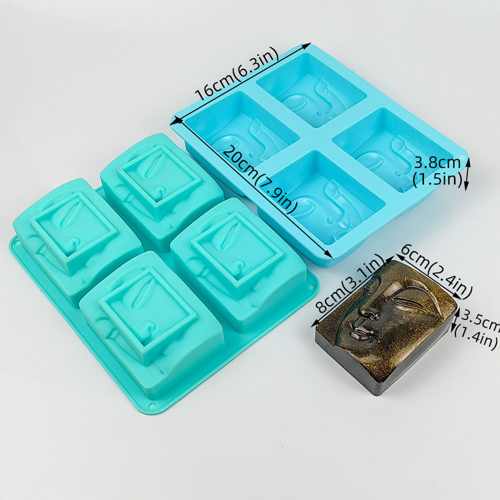 4 Holes Buddha Portrait Soap M - огляд і ціна Candle Making Tips