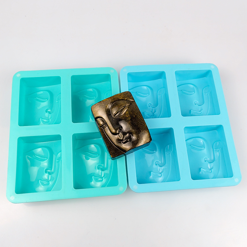 4 Holes Buddha Portrait Soap M - огляд і ціна Candle Making Tips